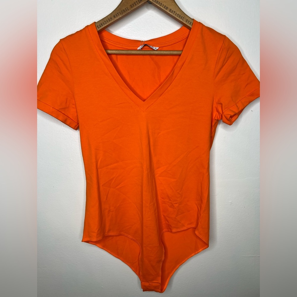 Brand New-Mangopop V-Neck Bodysuit